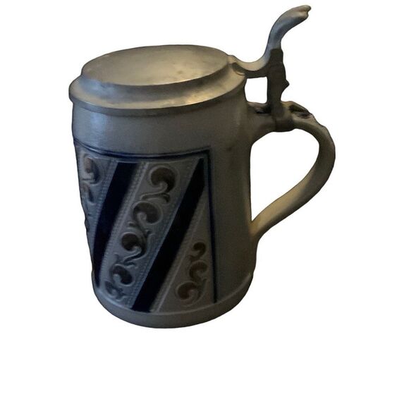 Vintage German Lidded Beer Stein Handcrafted in Germany Signed & Numbered - Picture 4 of 15